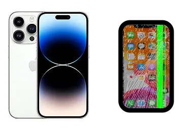 Overlay naprawy ekranu — iPhone 14 Pro