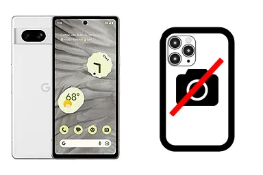 Overlay aparatu tylnego — Pixel 7a